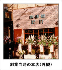 創業当時の本店(外観)