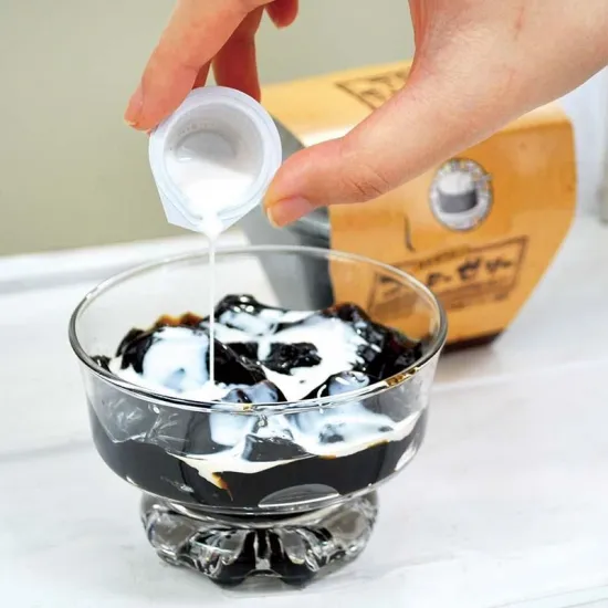 コーヒー専門店のコーヒーゼリー